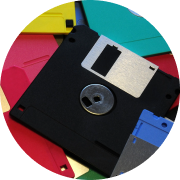 Picture of floppy disks