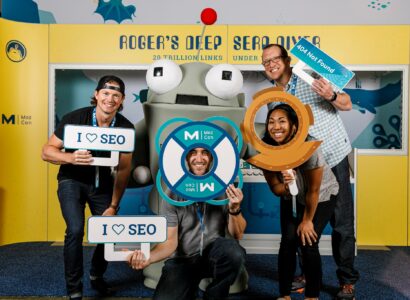 Chris Sharpe and Angie Carson at MozCon 2019