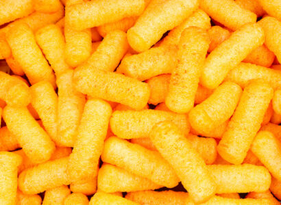 Cheese puff chips.
