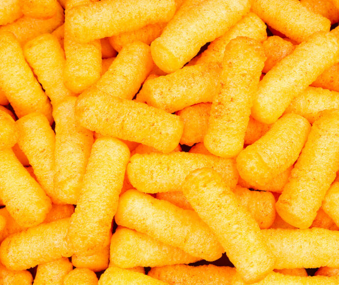 Cheese puff chips.