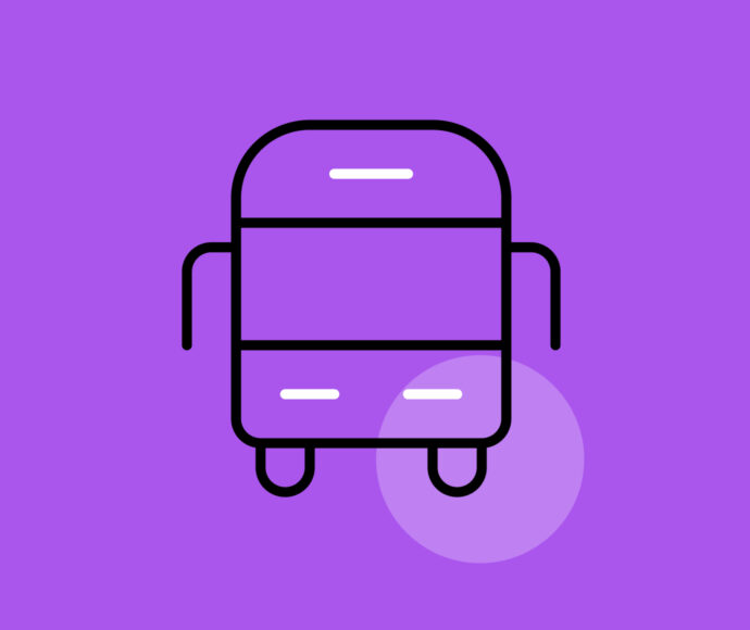 Bus transit icon
