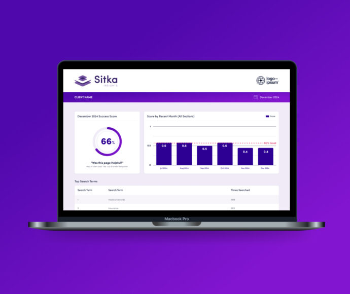Sitka Reports on computer