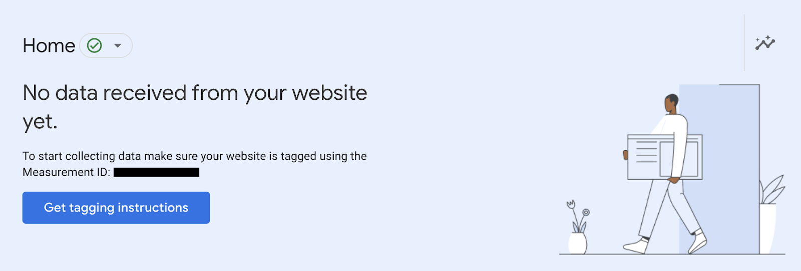 GA4 Login Message