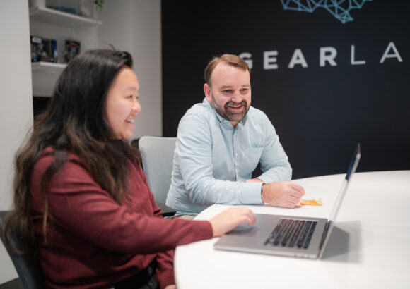 UX employees working together.