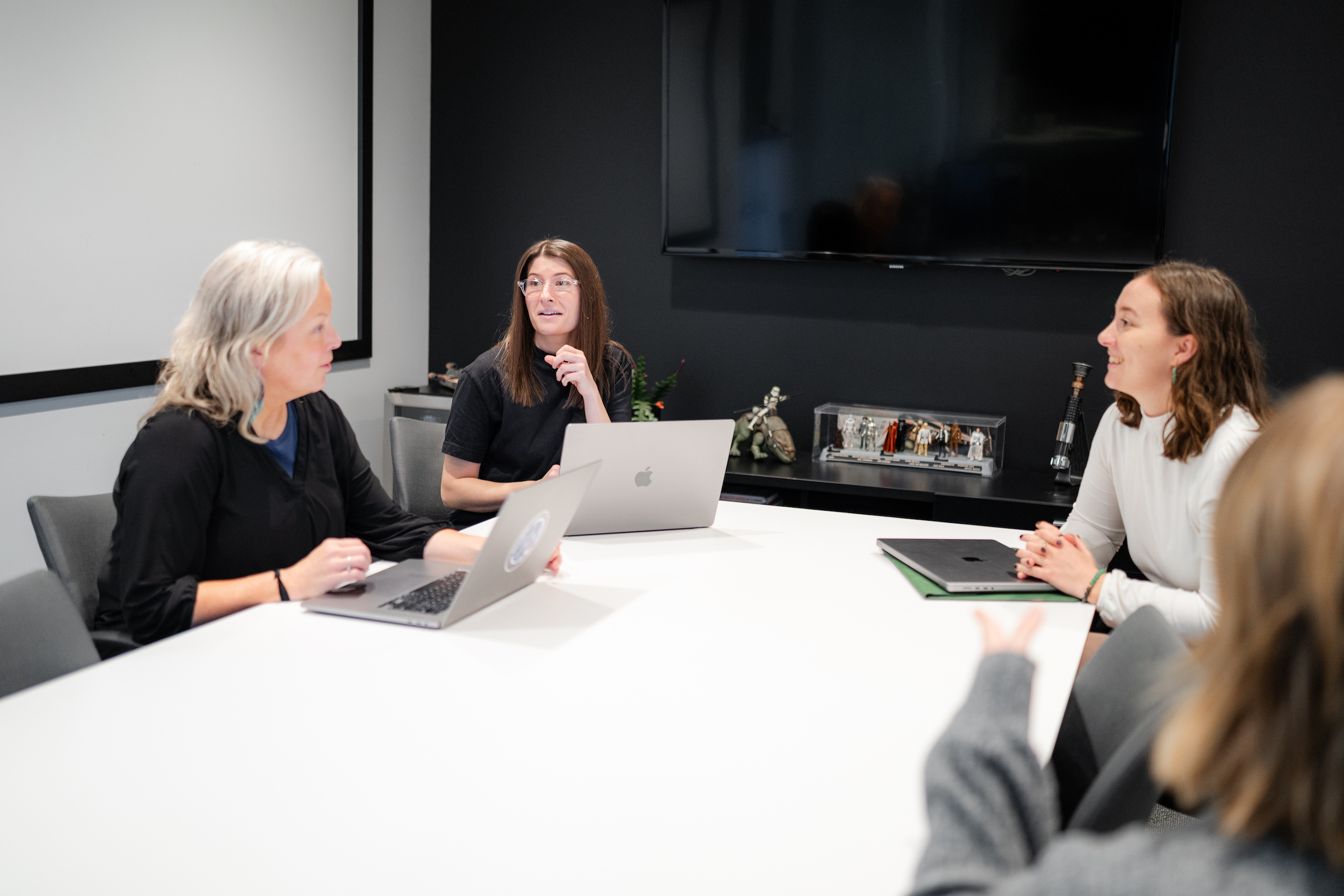 Project managers in a meeting