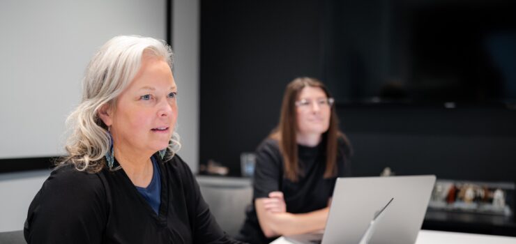 Project managers in a conference room.
