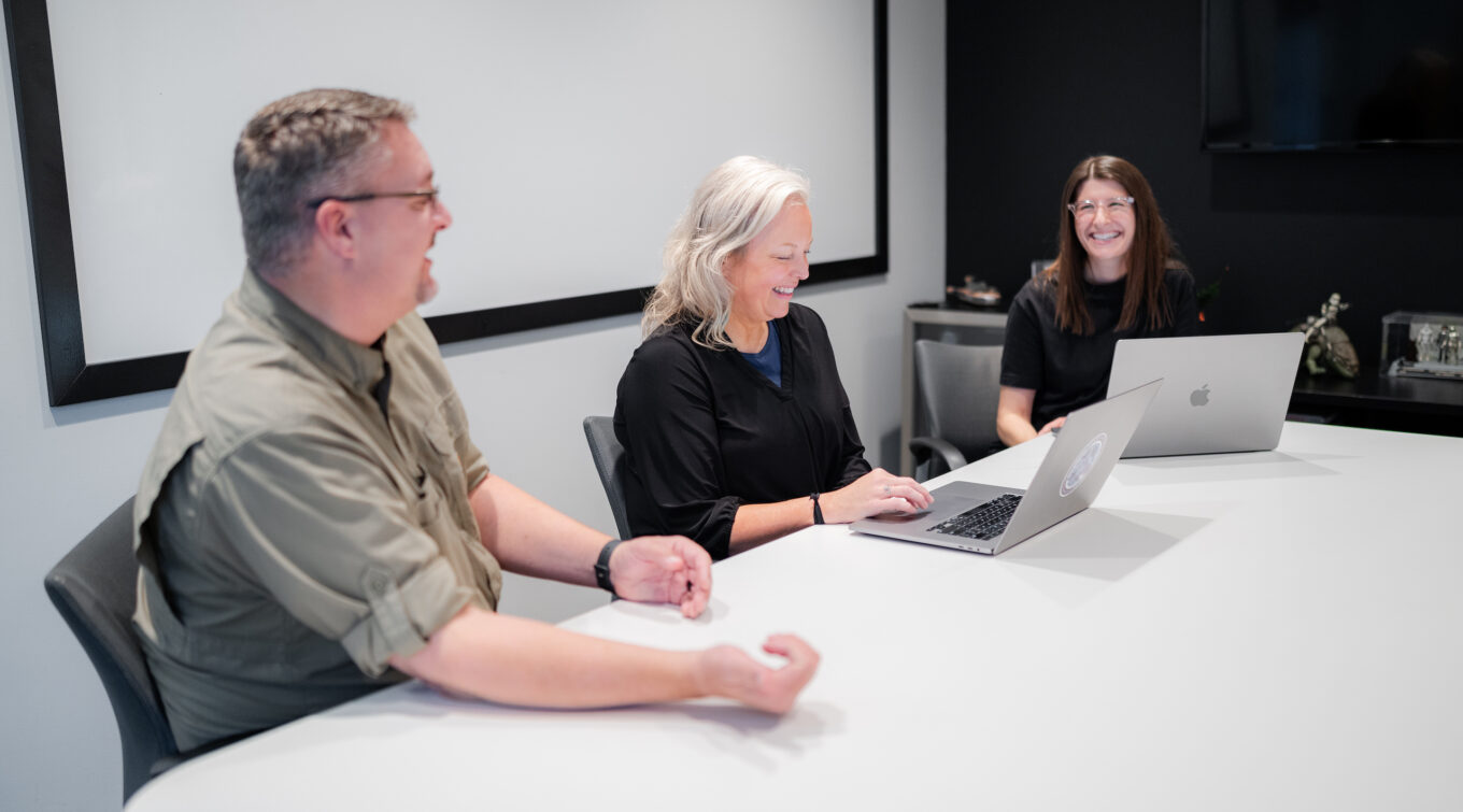 Project managers in a conference room