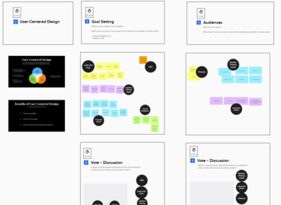 Screenshot of a mural board project.