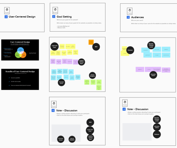 Screenshot of a mural board project.