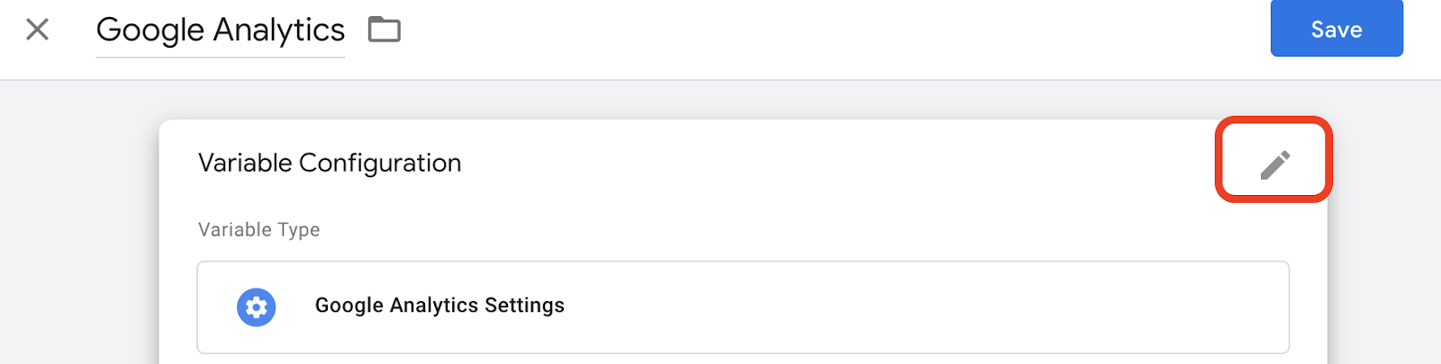 Cross-Domain tracking variable configuration settings.