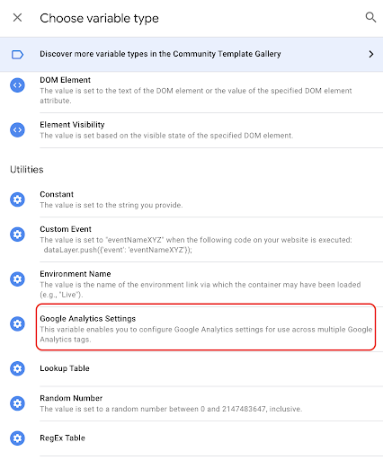 Screenshot of Google Analytics