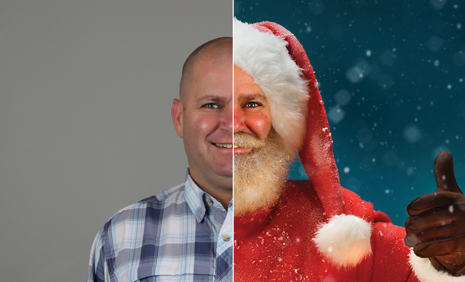 Brian Forth and Branta Claus split screen.