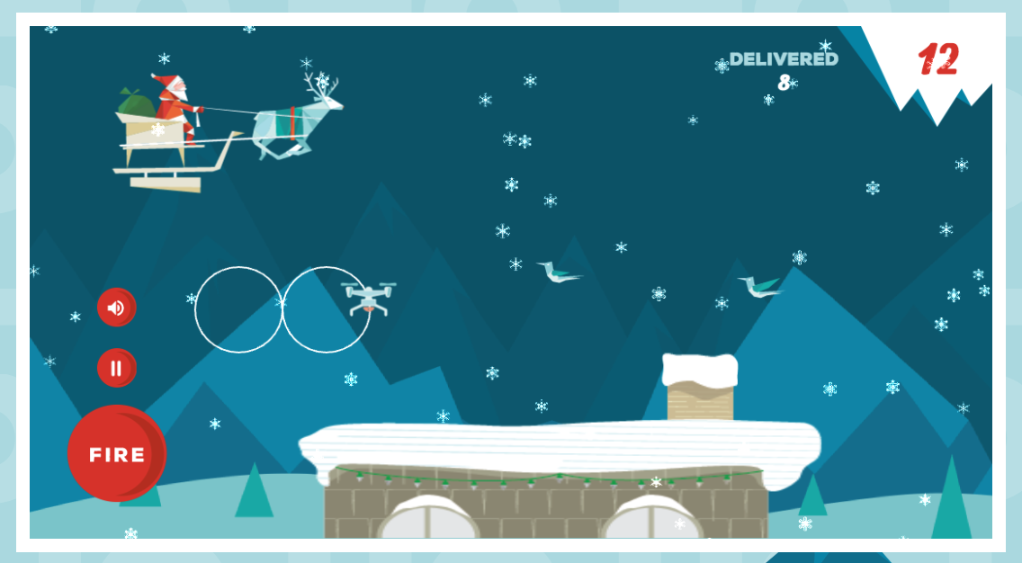 SiteCrafting's Present Drop game.