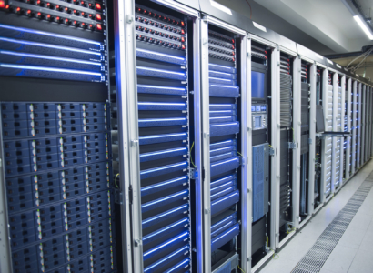 Data center server stacks.