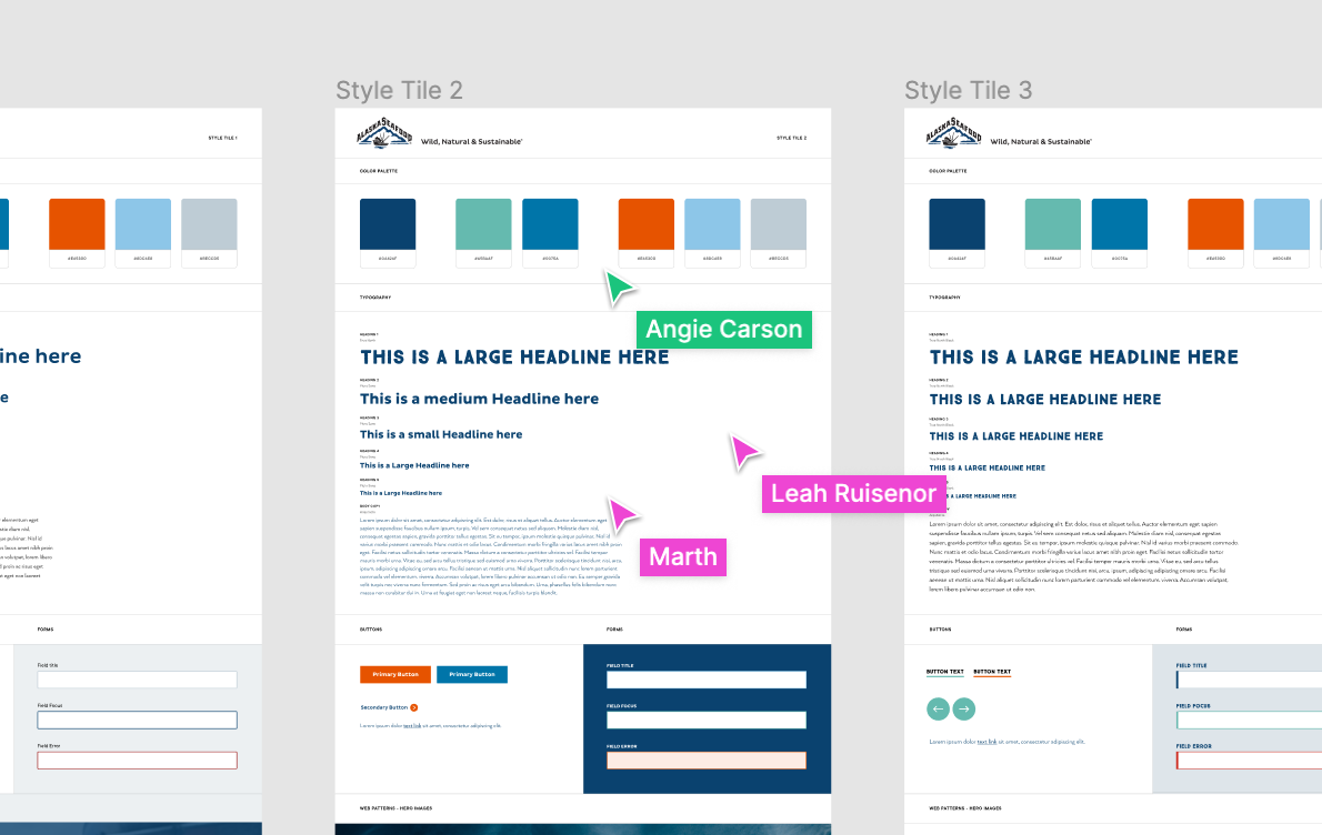Screenshot of Figma and how its design fits for collaboration
