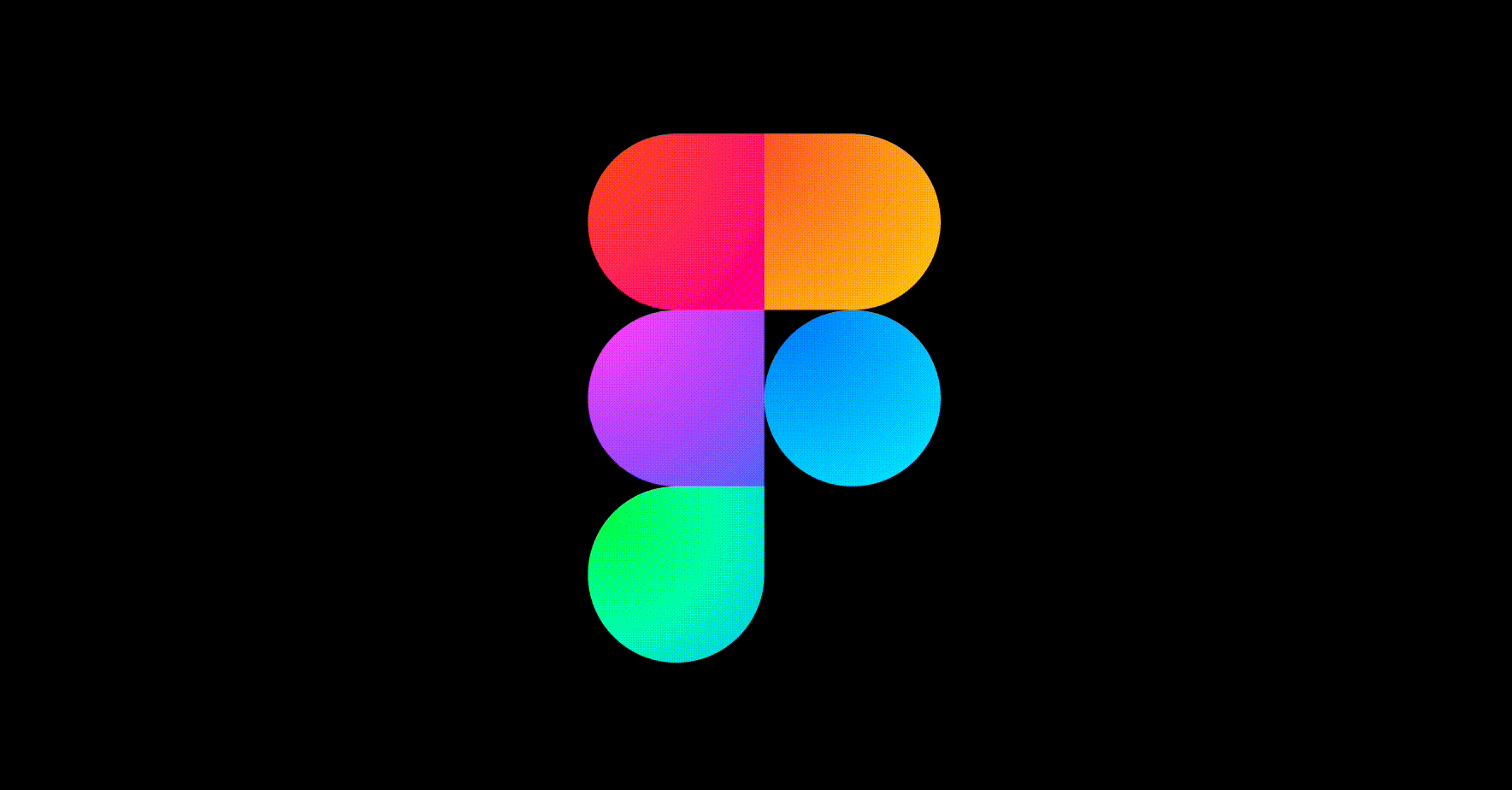 Figma animations showcased on its logo