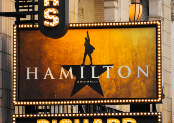 Hamilton marquee sign.